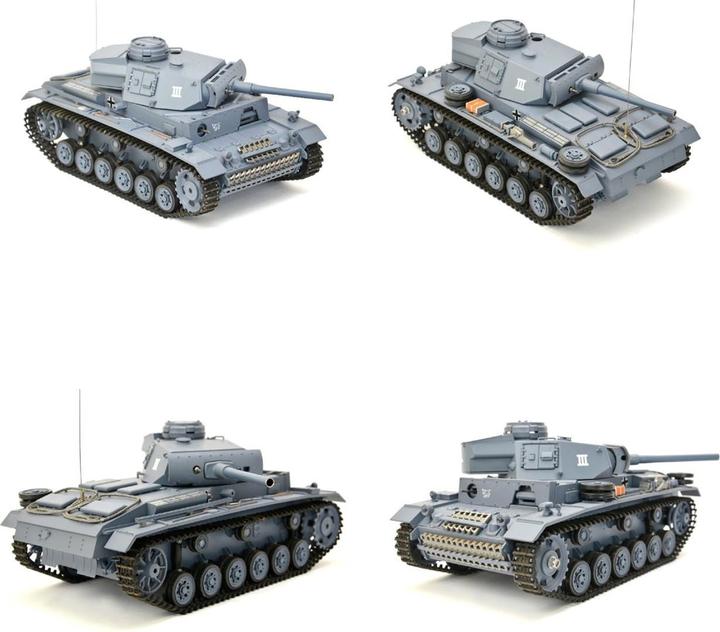 Produktbild Es-toys Heng Long RC Panzer Kampfwagen III Gen.6 (RTR Ready-to-Run)