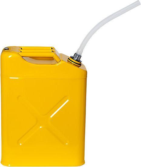 Actual product image Denios Safety canister with screw cap and outlet pipe, sheet steel, capacity 20 l.