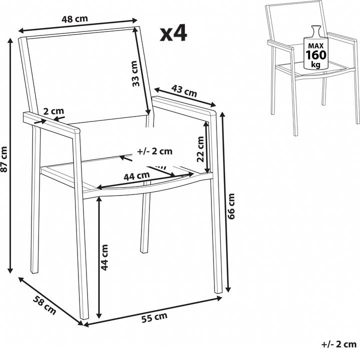 Actual product image Beliani Grosseto