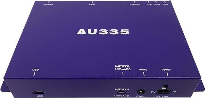Productafbeelding BrightSign AU335 Digital Signage Audiospeler (USB, GPIO, Ethernet, Dolby Atmos, 24-bit)