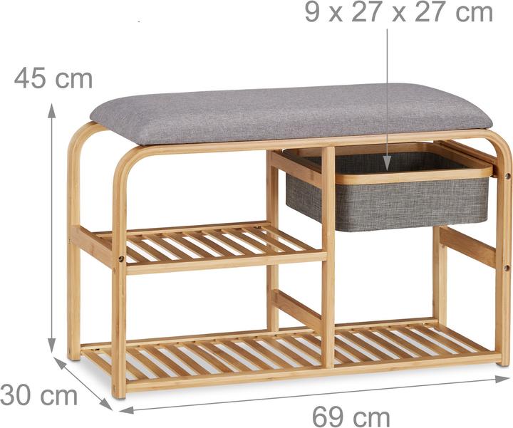 Produktbild Relaxdays Cal (69 x 30 x 45 cm)
