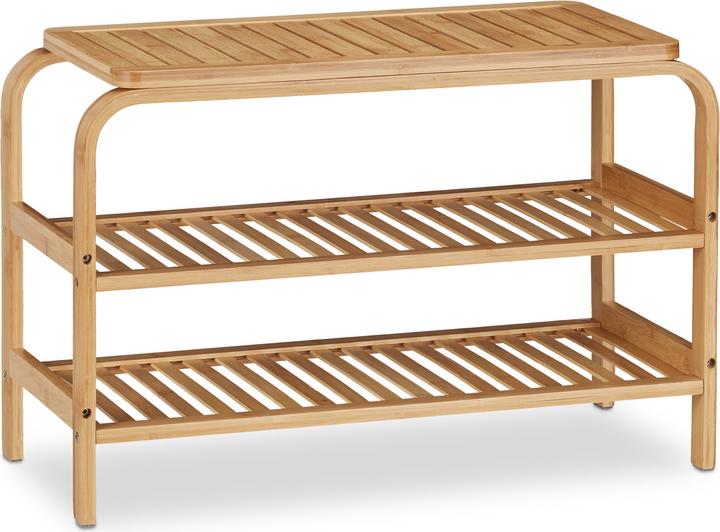 Image du produit Relaxdays Banc à chaussures (70 x 30 x 45 cm)