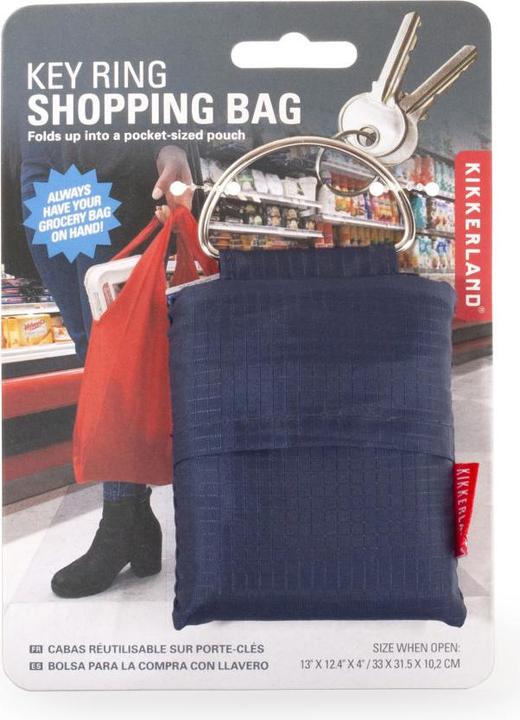Image du produit Kikkerland Sac à provisions porte-clés