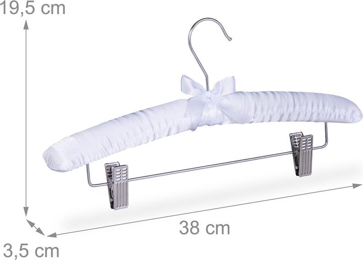 Image du produit Relaxdays Cintre satin (5 x)