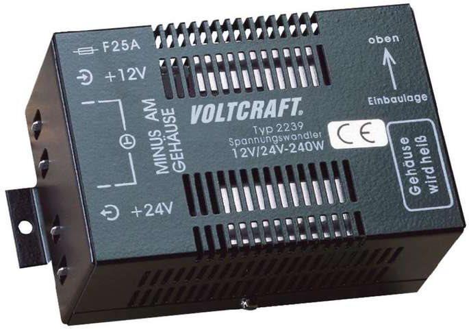 Actual product image Voltcraft DC/DC converter 12/10 24 V/DC/10