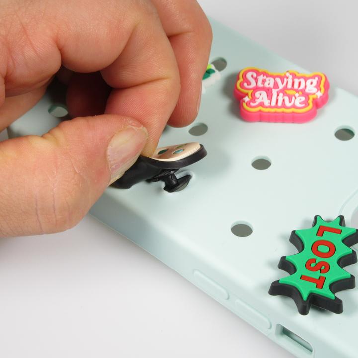 Produktbild PhoneLook Trendige Aufsteck-Sticker 3D für Silikonhülle mit Löcher VSCO Girl