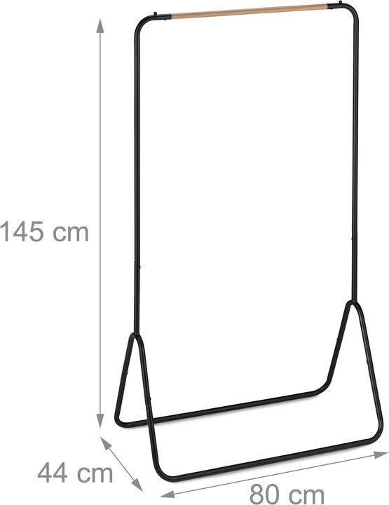 Actual product image Relaxdays Coat rack