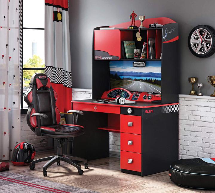 Actual product image Cilek Champion Racer desk with soundsytem