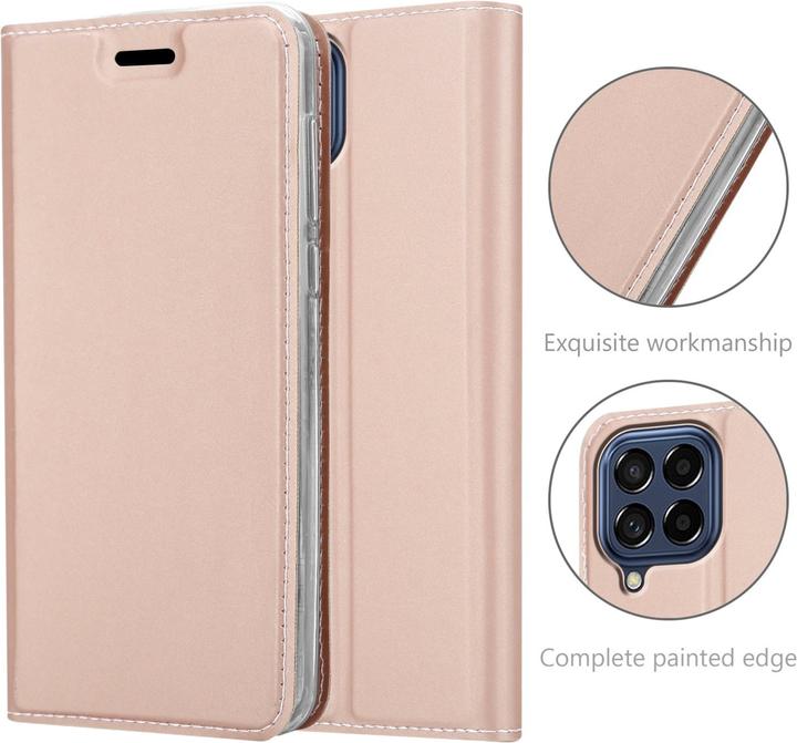Actual product image Cadorabo Classy Book Case for Samsung Galaxy M53 5G (Samsung Galaxy M53 5G)