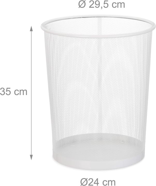 Immagine prodotto Relaxdays Cestino gettacarte (20 l)