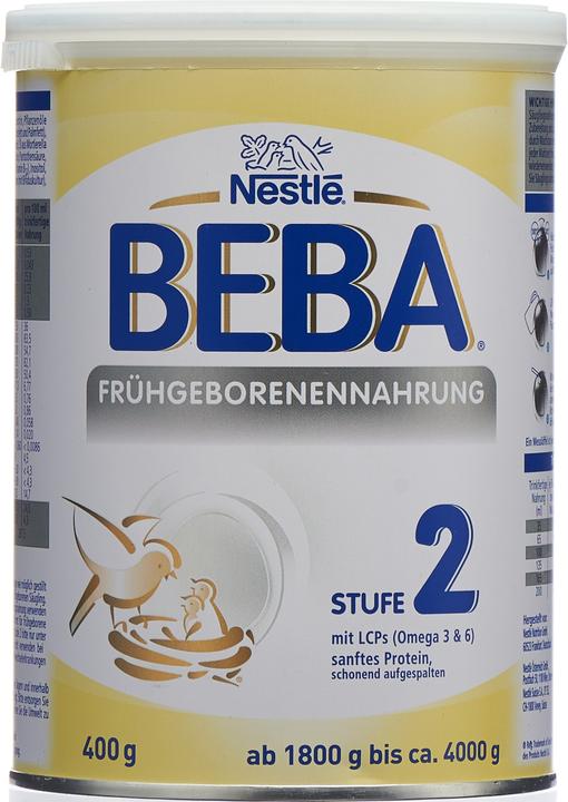 Actual product image Beba Formula for preterm low birthweight babies (400 g, from birth)
