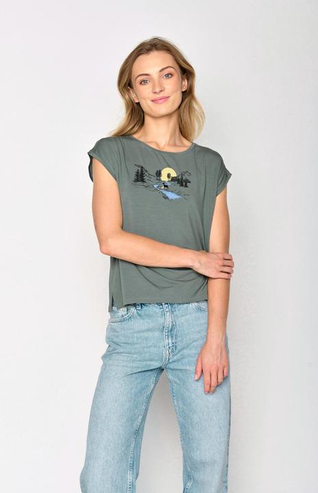 Produktbild Greenbomb Women's Nature Deer River Timid Top (L)