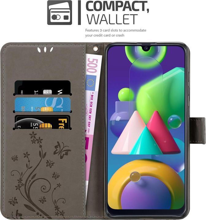Productafbeelding Cadorabo Bloemen Boekomslag (Samsung Galaxy M31)