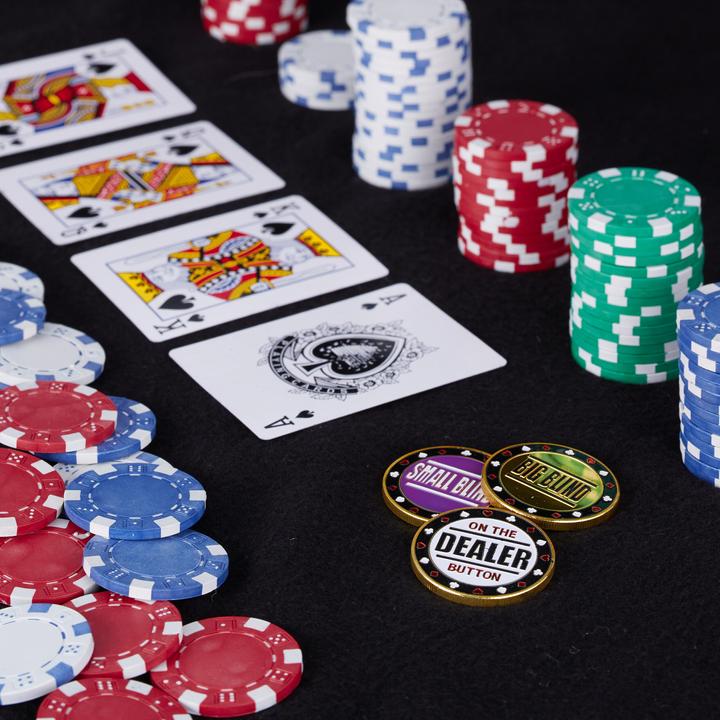 Actual product image Relaxdays 3pcs poker button set