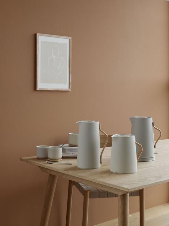 Actual product image Stelton Emma kettle 1,2l sand (1.20 l, EU plug)