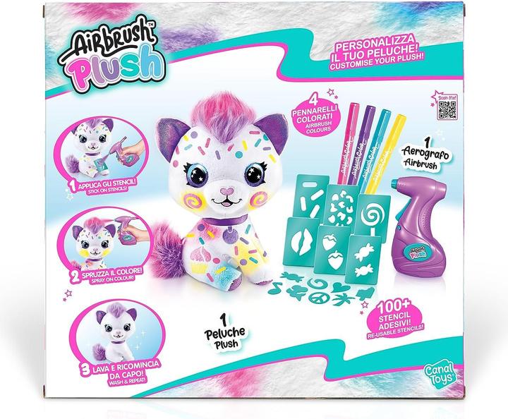 Image du produit Rocco Giocattoli Airbrush Peluche Gattino (23 cm)