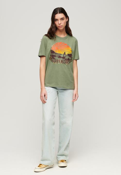 Actual product image Superdry 's t-shirt travel souvenir (M)