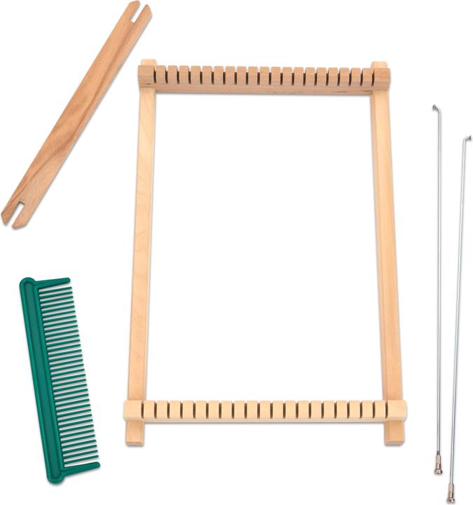 Image du produit Betzold Set : 10 cadres à tisser scolaires, largeur de tissage 16 cm