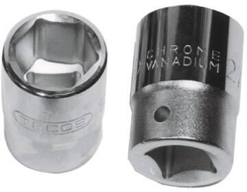 Produktbild Tecos 6kt top 1/2 17 mm - Flankenantrieb mattiert 6 Rand lgd 38