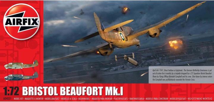 Actual product image Airfix Kit Bristol Beaufort Mk.1 1:72