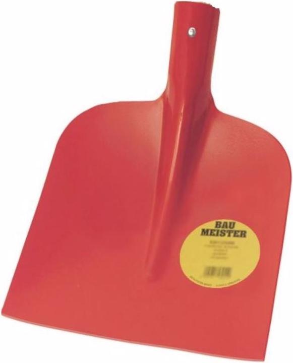 Produktbild Idealspaten Baumeister Holsteiner Sandschaufel rot pulverbeschichtet ohne Stiel