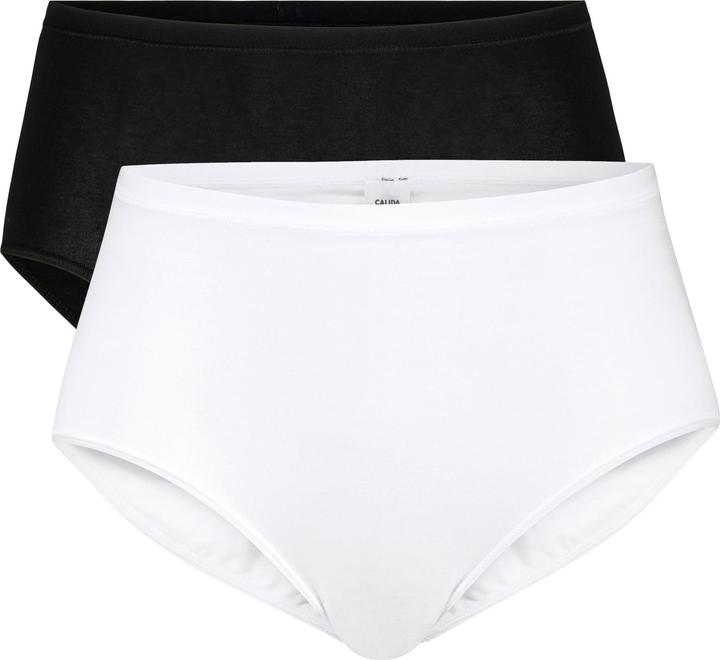 Calida Slip Casual Bequem sitzend Natural Comfort High Waist (48, 49, 50, 2er Pack)
