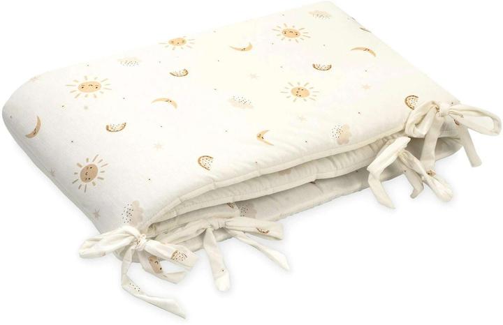 Actual product image Julius Zöllner Comfort Soft Happy Sun cot bumper 180 x 35 cm