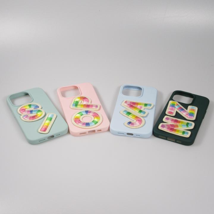 Produktbild PhoneLook Sticker Aufkleber für Handy/Tablet/Computer 3D gestickt Lettre O