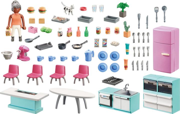 Immagine prodotto Playmobil 71608 Playm. Cucina con zona pranzo 71608 (71608, Playmobil La mia vita)