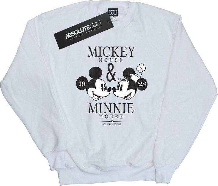 Actual product image Disney Boys Mickey And Minnie Mouse Mousecrush Mondays Sweatshirt (140, 146)