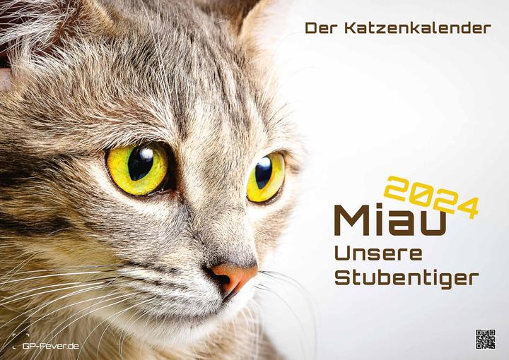 Produktbild Miau - Unsere Stubentiger - Der Katzenkalender - 2024 - Kalender DIN A2 (Deutsch)