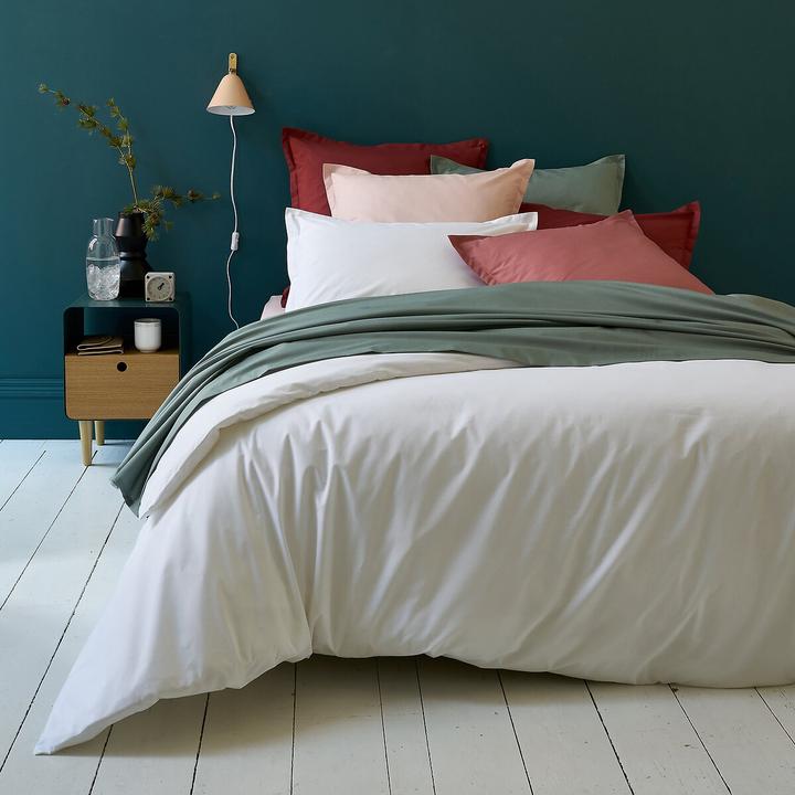 Actual product image La Redoute Interieurs Scenario fitted sheet made of cotton percale (180 x 200 cm)