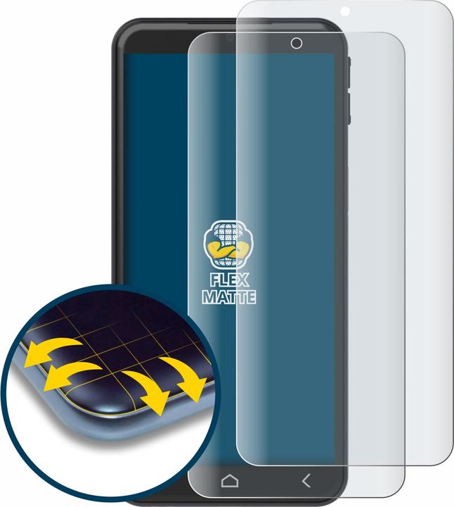 Produktbild BROTECT Fullscreen Schutzfolie Displayschutz Folie Matt Entspiegelungsfolie (2 Stück, Emporia Smart 6)