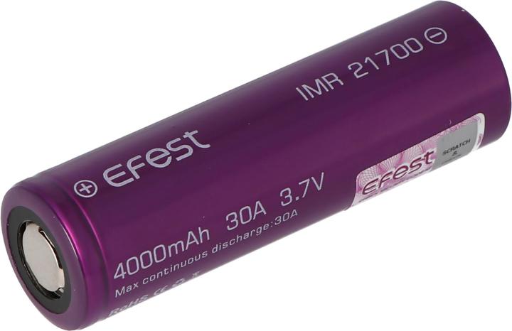 Produktbild Efest Akku IMR21700, 30A (1 Stk., 21700, 4000 mAh)