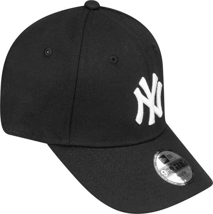 Produktbild New Era Kinder 9Forty Cap - New York Yankees schwarz / weiss (55, 56, 54 C)