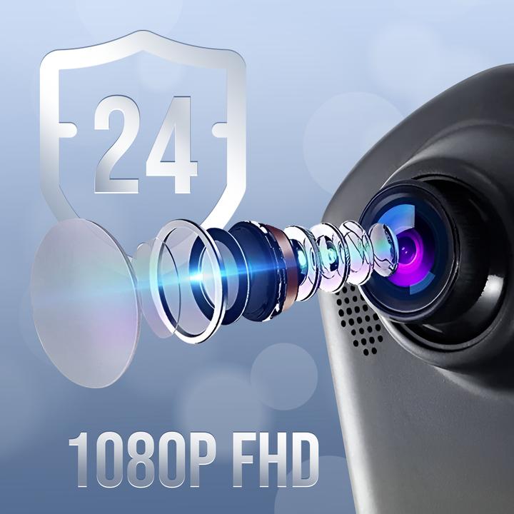 Produktbild Avizar DVR-01 Rückspiegel Dashcam (Eingebautes Mikrofon, Eingebautes Display, Beschleunigungssensor, Full HD)
