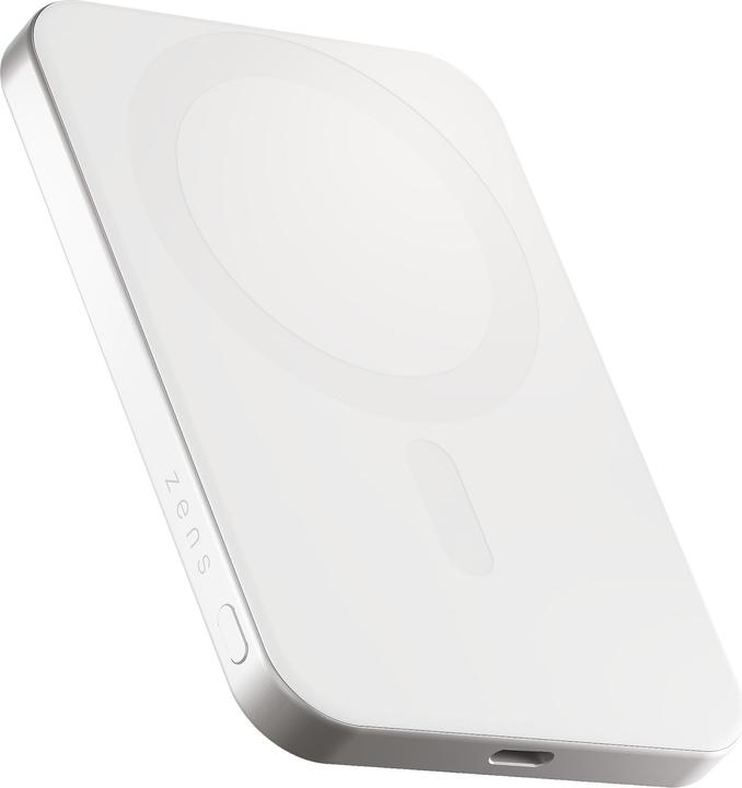 Actual product image Zens Slim Qi2 Al Powerbank 5000mAh White (5000 mAh, 19.25 Wh)