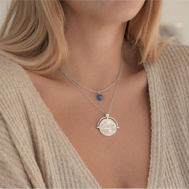 Produktbild Glanzstücke München Damen Sterling Silber Lapislazuli silber 40,0 cm Basiskette + 5,0 cm Verlängerung - 11034 (Sterling Silber, 40 - 45 cm)
