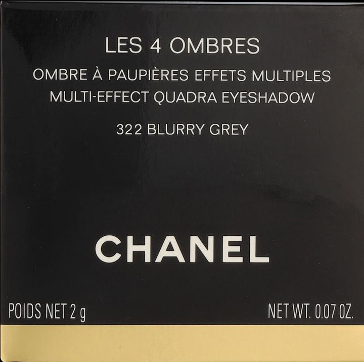 Actual product image Chanel Les 4 Ombres (322 Blurry Grey)