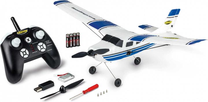 Immagine prodotto Carson Aereo sportivo RC 2.4 G 100% RTR blu (Acrobazia aerea)