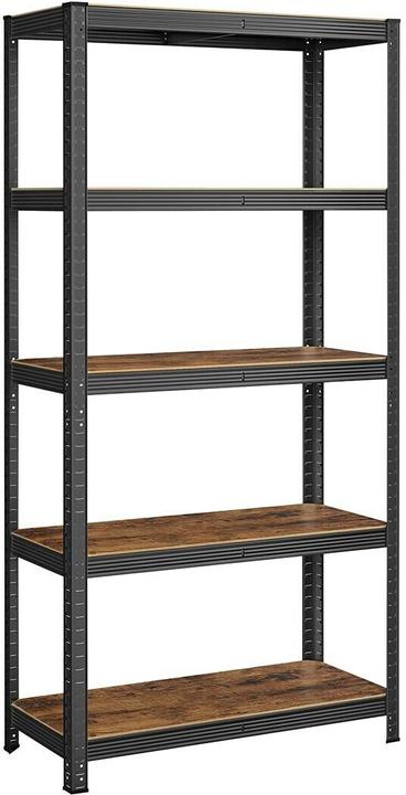 Songmics Schwerlastregal GLR040B11 schwarz, braun 90,0 x 40,0 x 180,0 cm