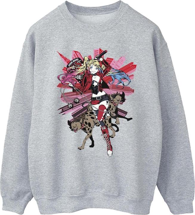 Harley Quinn Hyänen Baumwoll Sweatshirt