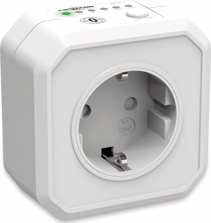 Produktbild Ansmann Steckdose Zero Watt AES1 wei zeitgesteuert, kein Strom im Standby