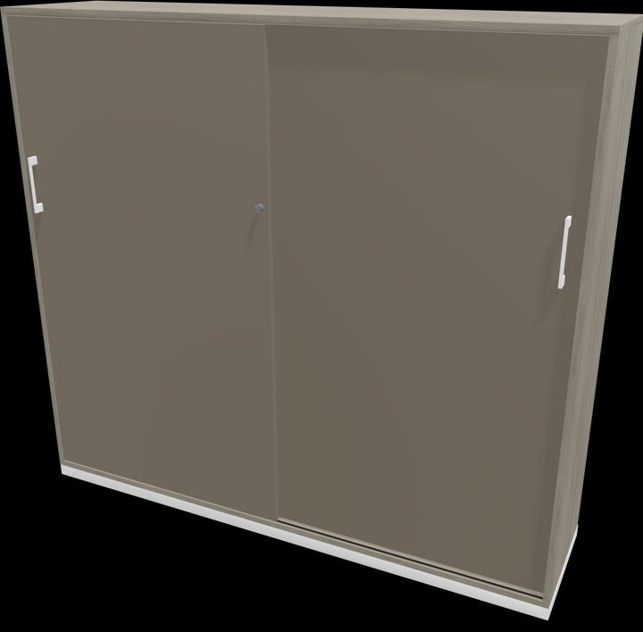 Bianco, Cuba grigio, Legno decorativo grigio con struttura