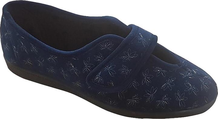 Produktbild Universal Textiles Ivy Hausschuhe Mit Klettverschluss Blumenmuster (40)