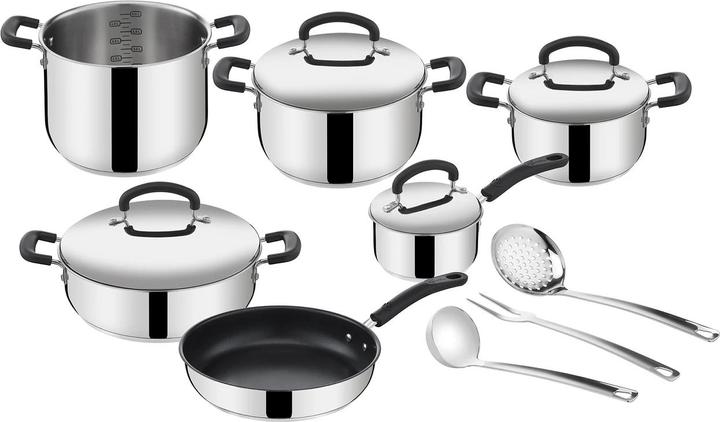 Lagostina Pratica set di pentole 13 pz (26 cm, Pentola, Acciaio inossidabile)