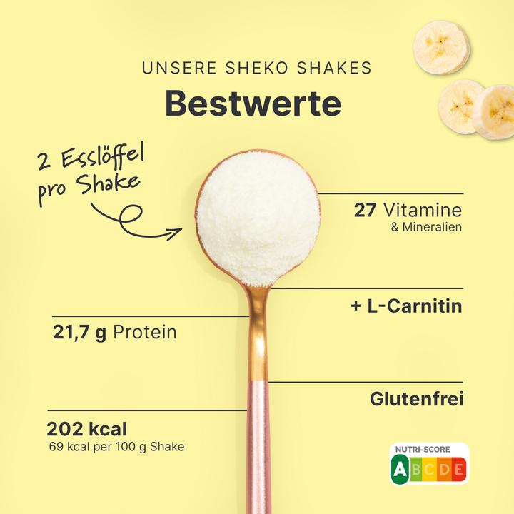 Actual product image Sheko Shake (Banana, 1 pcs., 378 g)