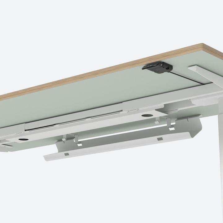 Produktbild ofinto Rise, mit Kabelmanagement-System