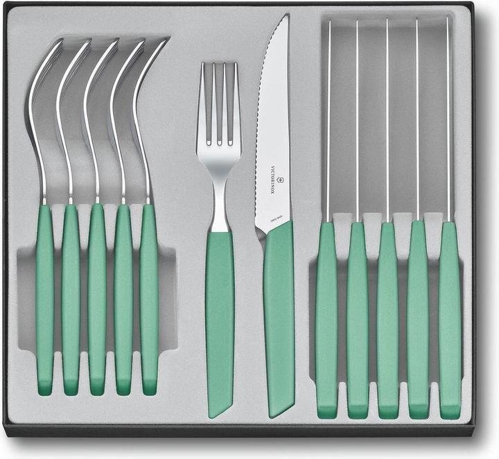 Actual product image Victorinox Cutlery set Swiss Modern 12 pieces, Mint (12 Piece, Cutlery set)