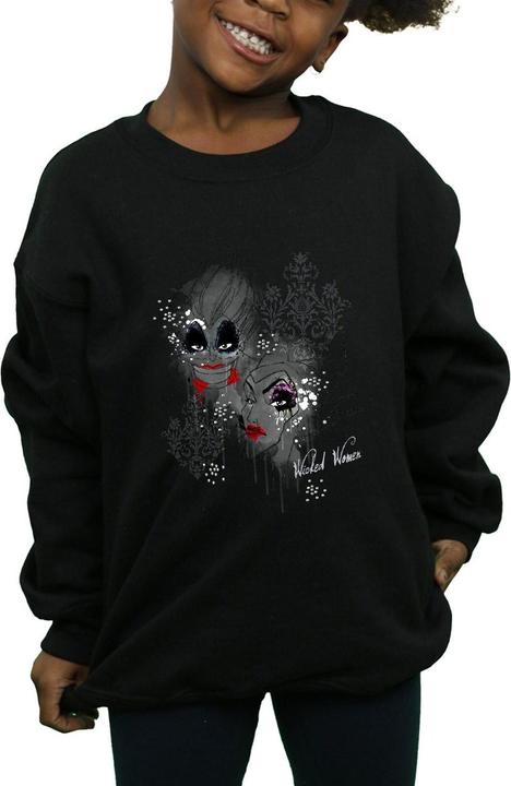 Actual product image Disney Girls Villains Wicked Women Sweatshirt (140, 146)